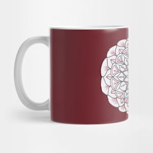 Maroon Mandala Mug